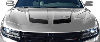 2015 2020 Dodge Charger Hockey Stick Hood Accent Stripes Vinyl Graphics