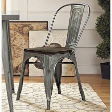 Williston Forge Ashlyn Metal Slat Back Side Chair Dining Chairs Chair Dining Room Makeover