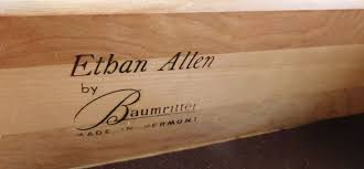 Ethan Allen Brand Marking Maple Furniture Ethan Allen Furniture Ethan Allen