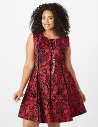 Plus Size Velvet Fit And Flare Dress Dressbarn Plus Size Gowns Formal Fit And Flare Dress Plus Size Dresses