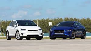 2019 Jaguar I Pace Vs 2018 Tesla Model X Comparison Cat Nipped