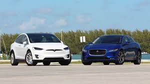 2019 jaguar i pace vs 2018 tesla model x comparison cat nipped