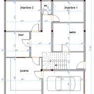 رسم تخطيط منزل house floor design house map family house plans