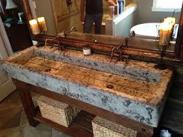 custom made concrete trough sink by
