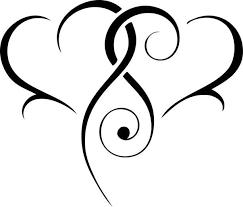 Tribal Hearts Tattoo Design Vector Art Illustration Tribal Heart Tattoos Tribal Heart Heart Tattoo