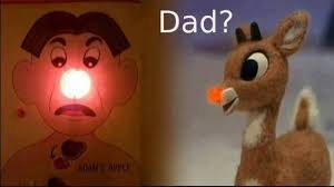 Who Da Thought That Guy From Operation Was Rudolph S Dad Funny Pictures With Captions Christmas Humor Christmas Memes