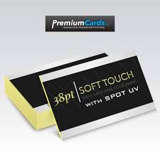 Download Soft Touch Business Cards 38pt With Spot Uv Premium Business Cards