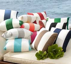 Black And White Striped Outdoor Chair Cushions Sunbrella Awning Striped Indoor Outdoor Pillows Outdoor Pillows Patio Cushions Outdoor Striped Outdoor Pillow