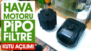 Kutu Acilimi Hava Motoru Ve Pipo Filtre Youtube