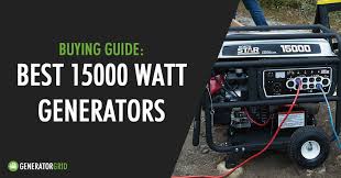 In other words, they have solar technology/panels, which 4. 8 Best 15 000 Watt Generators That Will Run Anything Portable Generator Reviews
