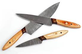 Get $1 credit for every $25 spent! Hand Forged Damascus Steel Chef Knife Set