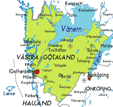 The province of västergötland represents the heartland of götaland, once an independent petty kingdom with a long line of geatish kings. Map Of Vastra Gotaland In Sweden