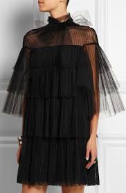 Lace Tulle Tiered Point D Esprit Dress In Black Beauty Dress Fashion Beautiful Dresses