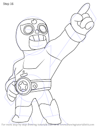 Learn How To Draw El Primo From Brawl Stars Brawl Stars Step By Step Drawing Tutorials Boyama Kitaplari Cizilecek Seyler Karakter Cizimleri