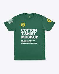 Download T Shirt With Round Neck Mockup In Apparel Mockups On Yellow Images Object Mockups