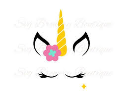 Unicorn Horn Svg Layered Png Dxf Pdf For Cricut Silhouette Cameo Projects Silhouette Crafts Unicorn Crafts