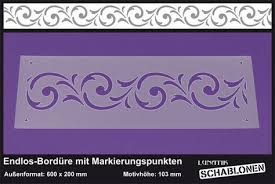 Dann werden alle vorlagen aufgelistet die wir hier schon angeboten haben. Schablone Xl Bordure Ornament Ranke Lb41 Von Lunatik Style Via Dawanda Com Schablonen Margeriten