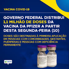 Sim, idealmente a vacinação deve ser adiada até a recuperação clínica total e pelo. Governo Envia Mais 1 1 Milhao De Doses De Vacina Covid 19 Da Pfizer Portugues Brasil