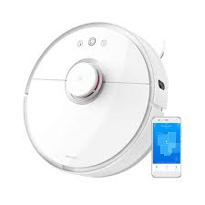 Roborock Mi Robot Vacuum S5 Sweep Mop Robotic Cleaner Wi Fi Alexa Control Laser Navigating Strong Suction For All Floor Types With Mopping Cloth White Shop Robot Cleaner Vacuum Cleaner Robot