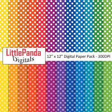 Maybe you would like to learn more about one of these? Polka Dots Digital Paper Background Primary Colors Scrapbook Etsy
