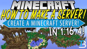 Has to be the last option to start the dedicated server. How To Make A Minecraft 1 16 4 Server Create Your Own Minecraft Server In 1 16 4 Youtube