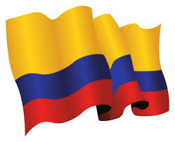 Camino de mesa de bandera colombiana para fiesta temática colombiana. Toro Valle Del Cauca Simbolos