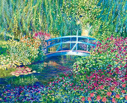 In 1883 monet fell in love with the place through a train window. Le Pont Japonaise A Giverny Dans Le Jardin De Claude Monet Drawing By Dulcie Dee