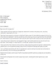 Copywriter Cover Letter Example Icover Org Uk