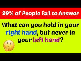15 Riddles 99 Of People Fail To Answer Youtube Riddles Fails Left Handed Humor