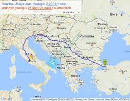 İstanbul antalya arası kaç kilometre (km), mesafe ve uzaklığın arabayla, otobüsle veya uçakla kaç saat, yol haritası, tarifi ve güzergahı, ne kadar yakar. Istanbul Italya Arasi Kac Km Saat