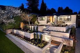 Vorgartengestaltung Ideen Kreative Designideen Fur Ihr Exterieur Gartengestaltung Hanglage Gartengestaltung Garten Am Hang