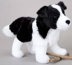 Black And White Stuffed Dog Border Collie Stuffed Animal Plush 7 Toy Meadow Black White Dog Plush Dog Plush Stuffed Animals Black And White Dog