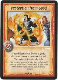 Buff (.) until the spell ends, one willing creature you touch is protected against certain types of creatures: Protection From Good Warlord Good And Evil Evo Trollandtoad