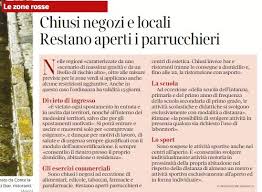 Cosa cambia per la toscana. Nuovo Dpcm Zone Rosse Divieti E Permessi Conte Salva Parrucchieri E Centri Estetici Foto