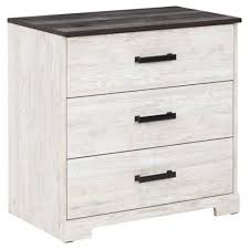 Safajinhh 3 drawer bedside cabinet,nordic style white storage cabinet nightstand,stable sturdy bedside table or bedroom. Shawburn 3 Drawer Chest White Dark Charcoal Gray Signature Design By Ashley Target