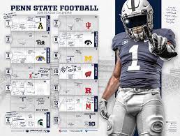 Penn State Football On Twitter: "Introducing Your 2018 Football Schedule  Poster! 🔵⚪️ #Weare Https://T.co/Rqxmjh4Os6" / Twitter