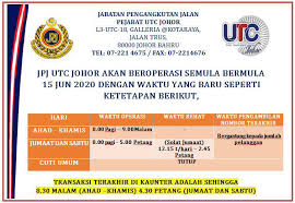 A formal arrangement to meet or visit someone at a particular time and place: Jpj Cawangan Utc Johor Fotos Facebook