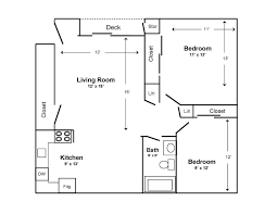 This contemporary one bedroom apartment has a small balcony functional u shaped kitchen and an en suite bathroom accessible through both the common living area. Home 1 Bedroom Apartment Design Plan