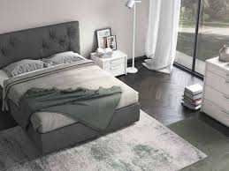 Mobili della camera da letto grigi: Camera Completa Camera Matrimoniale In Colore Grigio Scuro Design In Offerta Outlet Etnico In Legno A