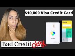 There are many good credit cards available for those with bad credit. 10 000 Visa Credit Card With No Hard Pull Pre Approval Bad Credit Ok Youtube