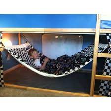 Welcome to the hammock district! Kids Hand Made Bunk Bed Hammock Ikea Bunk Bed Ikea Kura Bed Kura Bed
