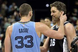 #pau gasol #manu ginóbili #manu ginobili #san antonio spurs #nba #gif #basketball #2010s #201718 #011318 #pass #dunk. Spurs Pau Gasol Grateful Grizzlies Traded His Brother To A Title Contender