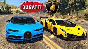 Lamborghini murcielago spor araba boyama oyunu. Bugatti Vs Lamborghini Ailesi Arabalar Yarisiyor Gta 5 Youtube