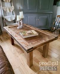 Upcycled Coffee Table Farmhouse Style Prodigal Pieces In 2020 Coffee Table Farmhouse Coffee Table Reclaimed Coffee Table
