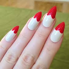 Buy products such as beurer powerful and fast nail drill system, manicure & pedicure drill set, 11 piece at walmart and save. Red And White Long Nails Nail And Manicure Trends