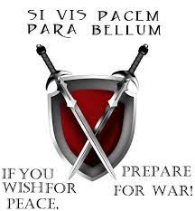 siː wiːs ˈpaːkẽː ˈpara ˈbɛllũː) is a latin adage translated as if you want peace, prepare for war. Wenn Sie Frieden Wollen Bereiten Sie Sich Auf Den Krieg Vor Wenn Du Frieden Willst Bereite Dich Auf Den Krieg Vor