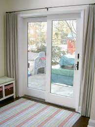 Sliding Glass Door Makeover Patio Door Coverings Sliding Door Window Treatments Home
