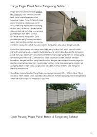 Rate this post kami dari precast.my.id siap menyediakan kebutuhan konstruksi beton precast seperti pagar panel beton. Distributor Supplier Pagar Panel Beton Megacon Di Tangerang Selatan