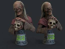 Maybe you would like to learn more about one of these? Artstation Tales From The Crypt Crypt Keeper 3d Printed Bust Wip Ralph Sutter