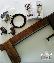 We wouldn't mind if builders used them to install the default lighting at all. Diy Farmhouse Lighting Kitchen Remodel Continues Prodigal Pieces